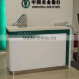 Acrylic Solid Surface Bank Reception Counter Top,artificial Stone Round Reception Desk
