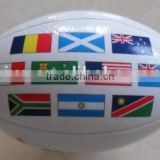 official size 5 PVC/PU match rugby ball/promotional rugby ball