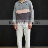 Good Quality Custom With Pocket 100% Cotton Light Weight With Hood Guangzhou Manufacturehalf Zipper Tone Men Oversized Hoodie thumbnail-6