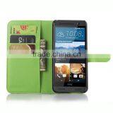 Fashion PU Leather Book Style Cover Mobile Phone Leather Case for Htc One me China Wholesale