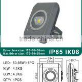 Die Casting Aluminum Outdoor Led Flood Lighting Housing 50W-75W