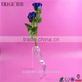 Fashion Design Heart Shaped Clear Acrylic Vase