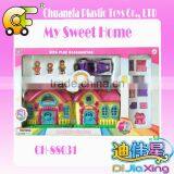 Wholesale Suitcase Villa Toys Plastic House Toys With Doll thumbnail-1