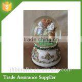 Angel Deer Bunny, Angel With Flute Hummingbirds Base, Water Globe thumbnail-2