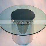 Dining Table Used the Round Shape Tempered Top Glass,tempered Round Glass thumbnail-4