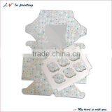 Custom Beautiful 6 Slot Cupcake Box, 6 Hole Cupcake Box, 6 Cupcake Box thumbnail-2