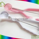 High quality Stainless steel spoon promotional plastic ice cream scoop