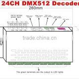 DMX512 Decoder 24CH Controller Dimmer for RGB LED Light DC 12V-24V thumbnail-3