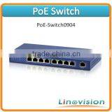 PoE-Switch0904, POE Switches working with all POE compatible IP cameras (-E in the model name)