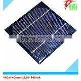 PET Laminated 140x140 2.5V 1000mA Solar Panel