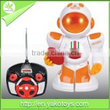 batteries operated with light and music 4 ch rc robot toy