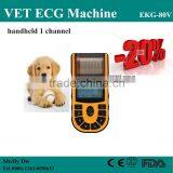 CE&ISO Single Channel Veterinary/VET Portable Electrocardiograph ECG Machine EKG Machine Price EKG-80V-Shelly thumbnail-1