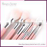 Best Professional 8pcs Pink Cosmetic Kabuki Synthetic Makeup Brush Set thumbnail-3