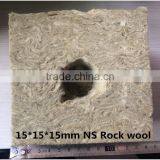 Low Price High Quality Density 80kg/m3 15*15*15cm Rockwool Cubes for Hydroponics Plants