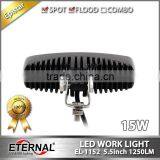 15W 5.5in Single Row Light Bar Truck Tractor Trailer 4x4 Powersports Spot Led Work Light Lamp thumbnail-6