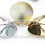 Plating Gold Silver Folding Portable Pocket Mirror thumbnail-3