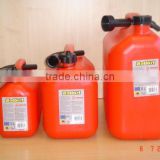 OEM Blow molding Plastic Unleaded Fuel Can with Pourer jerry cans hdpe Huizhou facatory