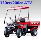 150cc/200cc CVT Farm Quad ATV With Roof&windshiled Cheap Cargo ATV for Sale (TKA150-U) thumbnail-3