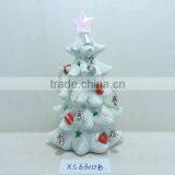 Hot Selling Ceramic White Christmas Tree With Star thumbnail-1