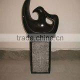 Black Dove Marble Abstract Sculpture thumbnail-1