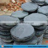 Black Roundness Garden Stone thumbnail-1