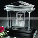 2016 Fancy House Shaped Crystal Award Trophy thumbnail-1