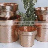 Copper Pot,flower Pots, Assorted Planter Sizes Sets of 5 , thumbnail-1