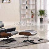 Foshan Furniture Wholesale Lounge Chair With Footrest Pu Modern Design Leather Recliner Chair thumbnail-5