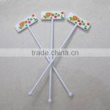 L18.5cm Rectangle Shape Customized Cocktail Printed Stirrers thumbnail-1