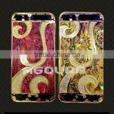 New Product Pattern With Diamond Gold Frame for Iphone thumbnail-1