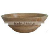 High Quality Best Selling Eco Friendly Natural Rubberwood Bowl From Viet Nam thumbnail-1