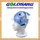 Cute Pattern Children Silicone Swim Cap Cover Ear thumbnail-4