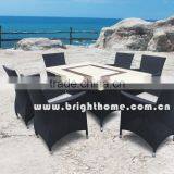 Outdoor Furniture Rattan/Wick Chair and Table thumbnail-1