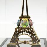 Luxury Gold Plated Crystal Eiffel Tower Stand for Office Decoration With Crystals From Swarovski thumbnail-2