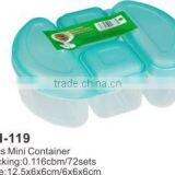 Plastic Mini Storage Box Set and Snack Container thumbnail-5