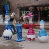 Outdoor Modern Fiberglass Column Decoration thumbnail-2