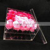 China Factory Custom Transparent Acrylic Rose Flower Box thumbnail-6