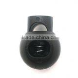 8.9mm Cord Lock In Black Plastic, Plastic Cord Stopper, Barrel Cord Lock For Apparel Accessories thumbnail-5