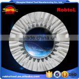16" Cotton Cloth Buffing Wheel Airway Grinding Polishing Abrasive Fabric Disc Sisal Pad Stitched Biased Felt thumbnail-2