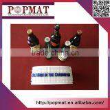 Top Quality Simple Logo Design Waterproof White Spill Bar Mat Beer thumbnail-4