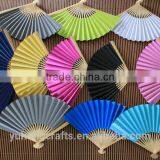 Colorful Bamboo Cheap Paper Fan Wholesale thumbnail-3