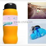 Import Export Business Ideas Silicone Folding Water Bottle thumbnail-3