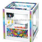 2015 Square Coin Operate Claw Crane Machine/toy Crane Machine for Sale thumbnail-1