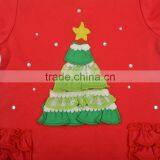 Ruffles Girls Romper Baby Girl Christmas Long Sleeve Bubble Romper thumbnail-4