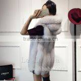 2017 New Faux Fur Women's Jackets Coats Winter Jacket Women Fox Fur Coat Hooded Collar Fur Vest Fashion Black Fpc-469 thumbnail-4