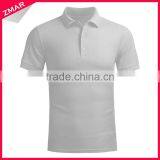 100 Polyester Cheap Wholesale Custom Logo Mens White Polo Shirt thumbnail-1