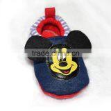 Cute Mickey Face Embroidered Baby Footwear thumbnail-5