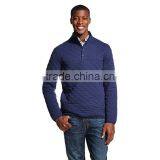 Men's Hot Sale Quilted Mock Neck Sweater Jacket/Pullover Sweatshirt thumbnail-1