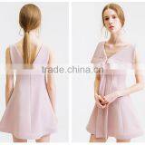 OEM Fashion Latest Ladies Dresses , v Neck Summer Casual Dresses for Wholesale thumbnail-1