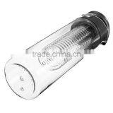 Best Ptrice Black Transparent Fruit Water Lemon Juice Kettle Outside Outdoor Sport Bottle Home Cycling Climbing Hiking thumbnail-2